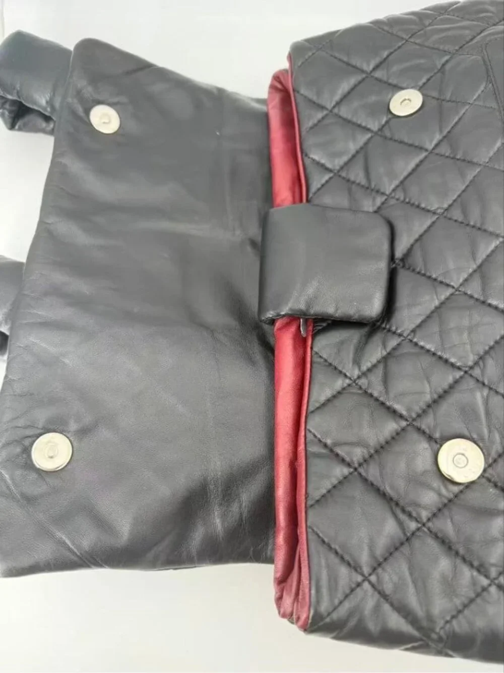 Chanel Lambskin Quilted Backpack Black